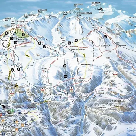 In Anzere, An Der Skipiste アパート *